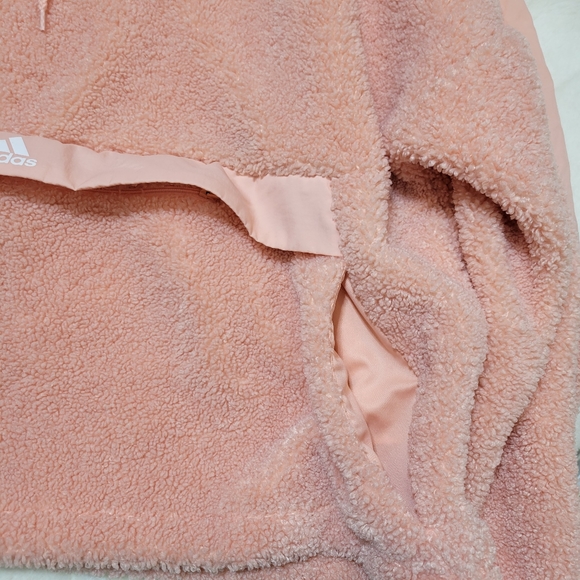 Adidas Sherpa Teddy Pullover Size XLarge - Picture 5 of 6